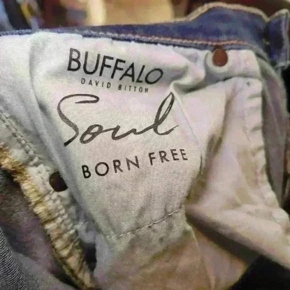 Buffalo David button sz 10 denim - Picture 4 of 5